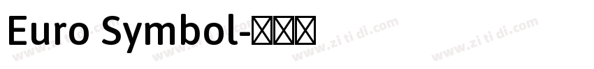 Euro Symbol字体转换